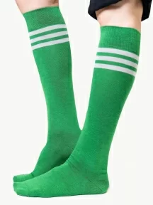 Гольфы unisex St. Friday Socks, 431-9, "Полосатая классика", ЗЕЛЕНЫЕ