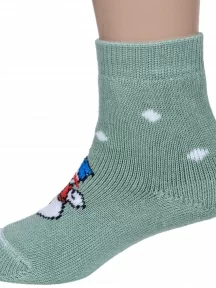 Детские махровые носки Альтаир, С90, САЛАТОВЫЕ