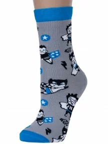 Детские носки "Красная ветка", С-2150, СЕРЫЕ