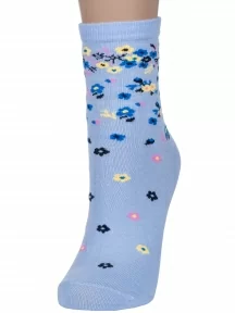 Женские носки "Красная ветка", С-1255, ГОЛУБЫЕ