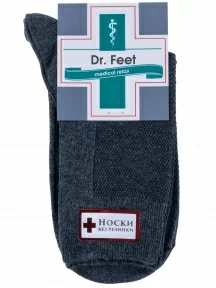 Комплект из 3 пар женских медицинских носков Dr. Feet (PINGONS), 3-15DF8, микс 2