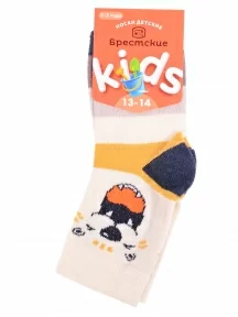 Детские носки Брестские (БЧК), 14С3081, рис. 4013, Ш.БЕЛЫЕ