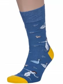 Мужские носки MSCLUB №М48, nm-542, ДЖИНСОВЫЕ