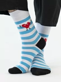 Носки unisex St. Friday Socks, tel-1067-02, "Морская люболь"
