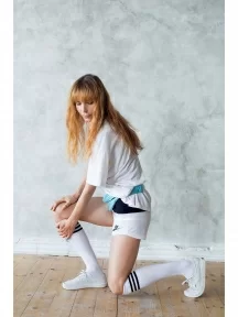 Гольфы unisex St. Friday Socks, 431-2/19, "Полосатая классика", БЕЛЫЕ С ЧЕРНЫМ