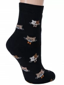 Женские носки "Красная ветка", С-1459, ЧЕРНЫЕ