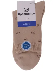 Женские махровые носки Брестские (БЧК) рис. 703 БЕЖЕВЫЕ (15С1408)