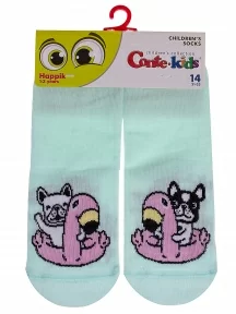 Детские носки Conte kids, 17С-10СП, рис. 933, БЛЕДНО-БИРЮЗОВЫЕ