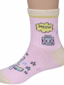 Детские носки "Борисоглебский трикотаж", 8С231, РОЗОВЫЕ