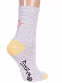 Женские носки Брестские (БЧК), 23С1159, рис. 612, СВЕТЛО-СЕРЫЕ МЕЛАНЖ