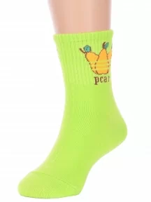 Детские спортивные носки Hobby Line, Ндх3592-07, САЛАТОВЫЕ