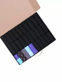 Набор из 30 пар мужских носков "Нева-Сокс", НС-30-202, микс "Ментоловый гонщик" V2.0