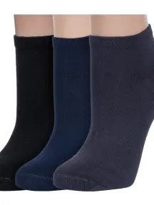 Комплект из 3 пар женских носков RuSocks (Орудьевский трикотаж) микс 16 (3-Ж-1700)