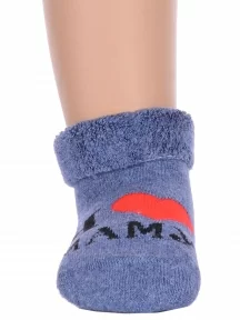 Детские махровые носки RuSocks (Орудьевский трикотаж), Д-111-01, ТЕМНО-ДЖИНСОВЫЕ МЕЛАНЖ