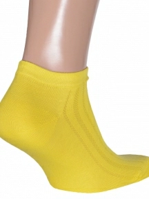 Мужские короткие носки LORENZline, К30, ЖЕЛТЫЕ