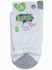 Детские носки "Борисоглебский трикотаж", 8С984, №1 БЕЛО-СЕРЫЕ