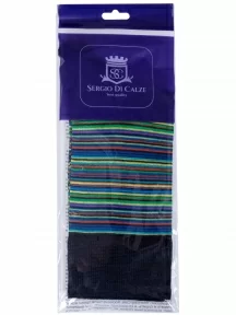 Мужские носки из мерсеризованного хлопка Sergio Di Calze (PINGONS), 16SC3, СИНИЕ