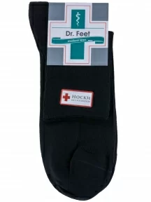Комплект из 3 пар мужских медицинских носков Dr. Feet (PINGONS), 3-16DF1, ЧЕРНЫЕ