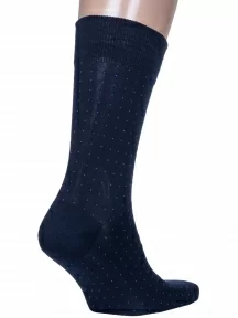 Мужские носки из мерсеризованного хлопка Sergio Di Calze (PINGONS), 18SC1, СИНИЕ