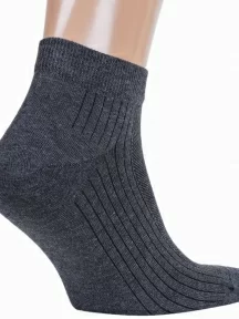 Мужские носки с сеточкой RuSocks (Орудьевский трикотаж), М3-23717, ТЕМНО-СЕРЫЕ