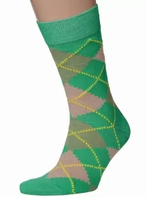 Мужские носки "Нева-Сокс" №НС06, VAX-20, ЗЕЛЕНЫЕ