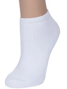 Женские махровые носки RuSocks (Орудьевский трикотаж) БЕЛЫЕ с точками (Ж-2334)