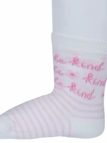 Детские носки RuSocks (Орудьевский трикотаж), Д3-13793, рис. 01, КРЕМОВО-РОЗОВЫЕ