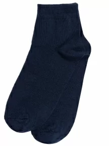 Детские короткие носки ХОХ, d-1229, ТЕМНО-СИНИЕ