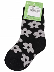 Детские теплые махровые носки Hobby Line, Ндад7615, ЧЕРНЫЕ