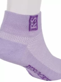 Детские носки с сеточкой RuSocks (Орудьевский трикотаж), Д-36, СВЕТЛО-СИРЕНЕВЫЕ с фиолетовым
