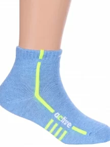 Детские спортивные носки Conte kids, 7С-97СП, рис. 132, ГОЛУБЫЕ