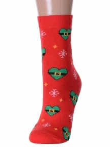 Женские носки Брестские (БЧК), 20С1137, рис. 688 КРАСНЫЕ