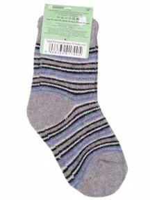 Детские теплые махровые носки Hobby Line, Ндам7630, СЕРЫЕ