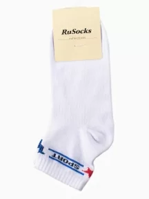 Детские носки RuSocks (Орудьевский трикотаж), ДС-21, БЕЛО-СИНИЕ