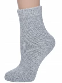 Детские теплые носки Hobby Line, 7645, СВЕТЛО-СЕРЫЕ