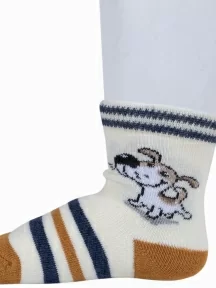 Комплект из 3 пар детских носков Гамма, 3-С1567, КРЕМОВЫЕ