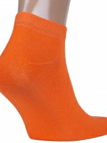 Мужские короткие спортивные носки ХОХ, SPM-180, ОРАНЖЕВЫЕ