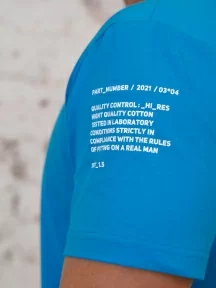 Мужская футболка TIME FIRE, TF21_03, ГОЛУБАЯ