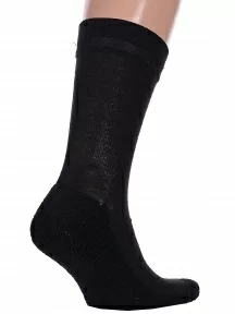 Мужские полушерстяные носки с махровым следом LORENZline, В1М, ЧЕРНЫЕ