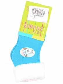 Детские махровые носки LORENZline, Л35, БИРЮЗОВЫЕ