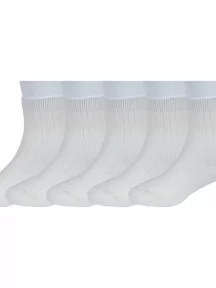 Комплект из 5 пар детских носков Гамма, 5-С1583, КРЕМОВЫЕ