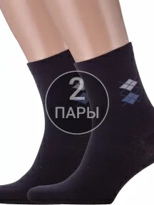 Комплект из 2 пар детских носков "Красная ветка", 2-С-553, ЧЕРНЫЕ