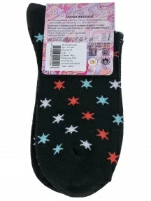 Женские носки "Борисоглебский трикотаж", 6С221, ЧЕРНЫЕ