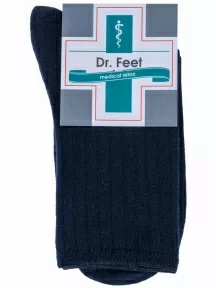 Комплект из 3 пар женских медицинских шерстяных носков Dr. Feet (PINGONS), 3-15DF9, ТЕМНО-СИНИЙ