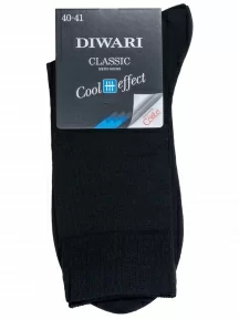 Мужские летние носки DiWaRi, 7С-23СП, рис. 000, ЧЕРНЫЕ