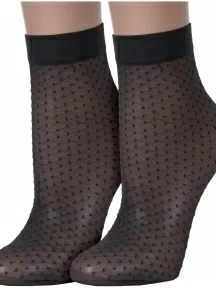 Комплект из 2 пар женских носков Conte, 2-16С-127СП, ГРАФИТОВЫЕ