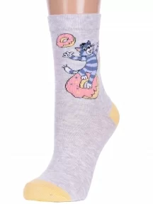 Женские носки Брестские (БЧК), 23С1159, рис. 612, СВЕТЛО-СЕРЫЕ МЕЛАНЖ