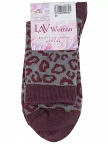 Женские носки "Борисоглебский трикотаж", 6С969, БОРДОВЫЕ