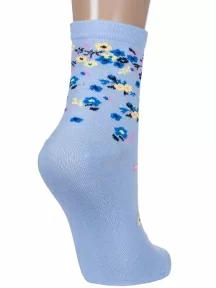 Женские носки "Красная ветка", С-1255, ГОЛУБЫЕ