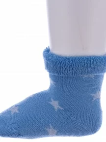 Детские махровые носки RuSocks (Орудьевский трикотаж), Д-33303, ГОЛУБЫЕ